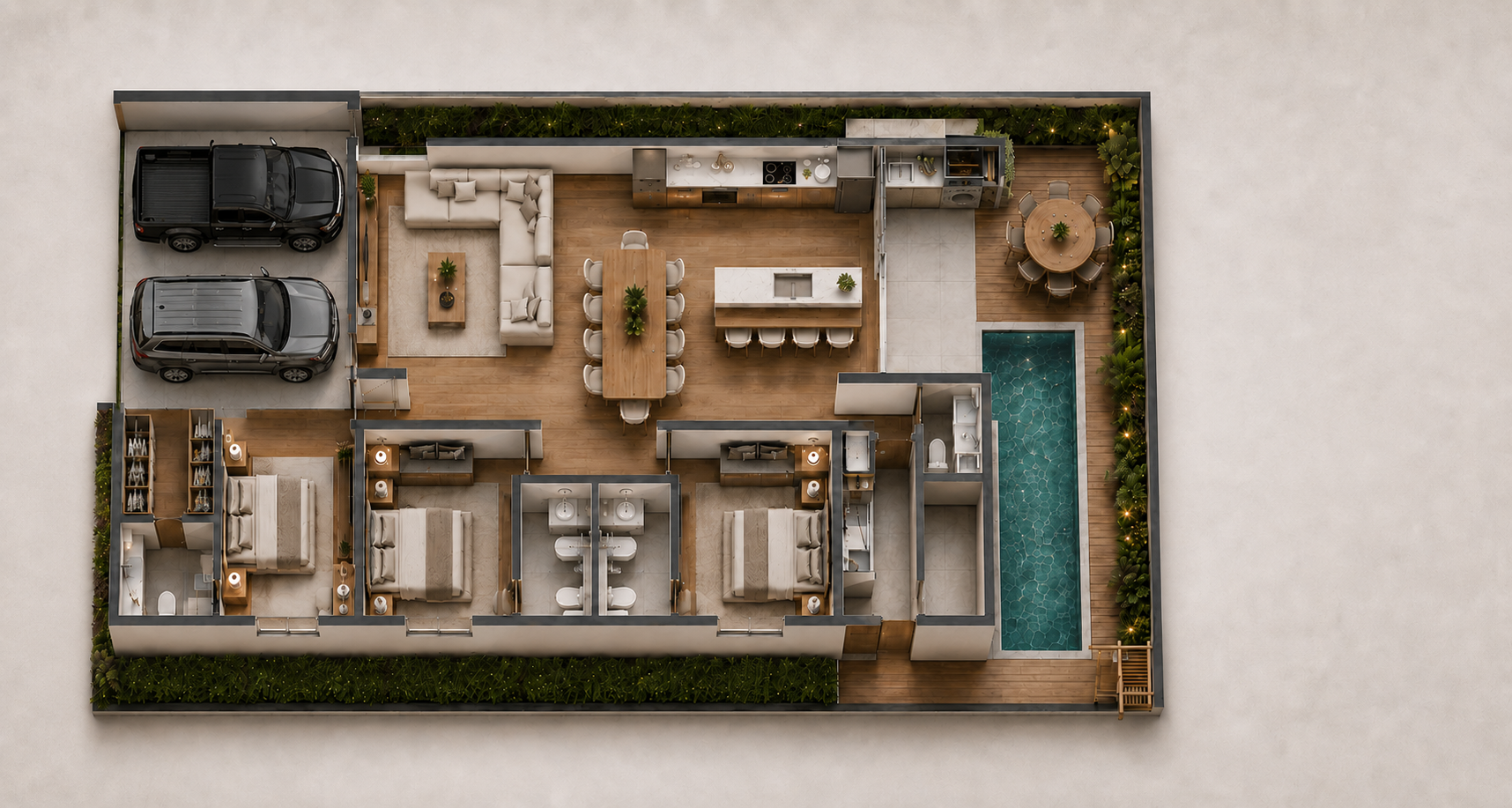 Planta baixa Casa Templus